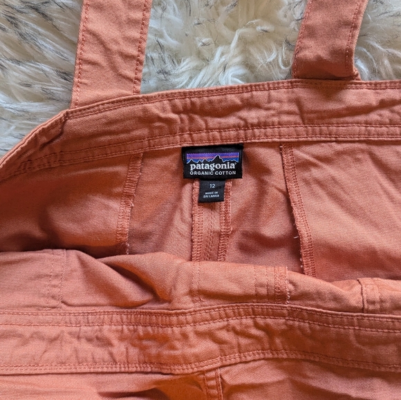 NWT Patagonia Overalls. Ankle Length Wide Leg Peach Color .Size 12. - Picture 15 of 16